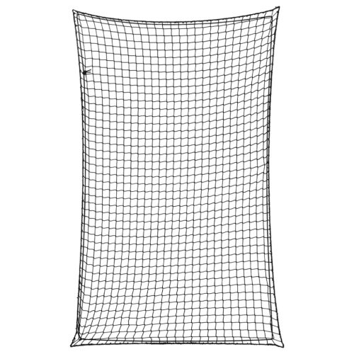 vidaXL fekete polipropilén utánfutóháló elasztikus kötéllel 4 x 2,5 m