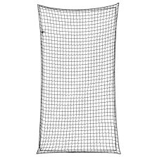   vidaXL fekete polipropilén utánfutóháló elasztikus kötéllel 4,5x2,5 m