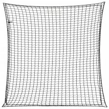   vidaXL fekete polipropilén utánfutóháló elasztikus kötéllel 4 x 4 m