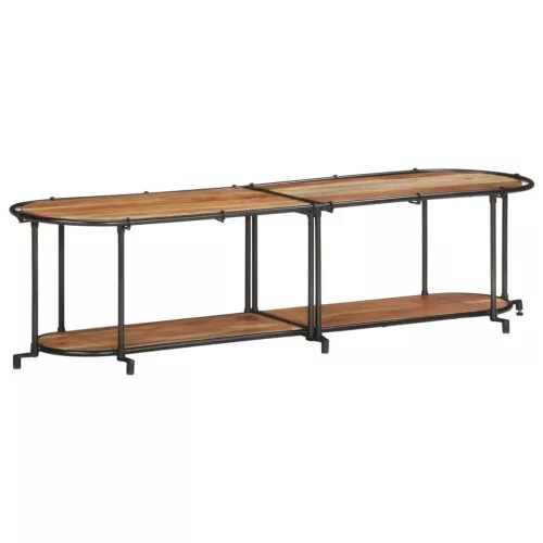 vidaXL tömör akácfa TV-szekrény 160 x 42 x 40 cm