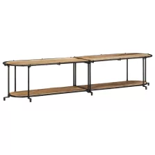 vidaXL tömör nyers mangófa TV-szekrény 200 x 42 x 40 cm