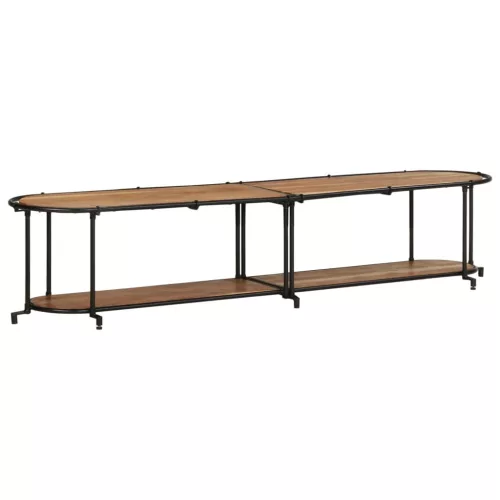 vidaXL tömör akácfa TV-szekrény 200 x 42 x 40 cm