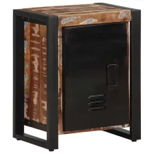   vidaXL Éjjeli szekrény Többszínű 40x30x51 cm Tömör fa újrahasznosított
