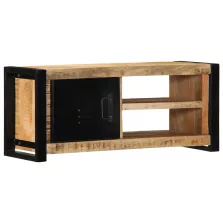 vidaXL tömör nyers mangófa TV-szekrény 80x30x35 cm