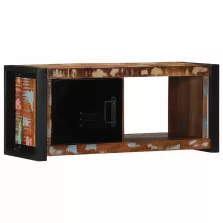   vidaXL TV szekrény 80x30x35 cm tömörfa, újrahasznosított fa