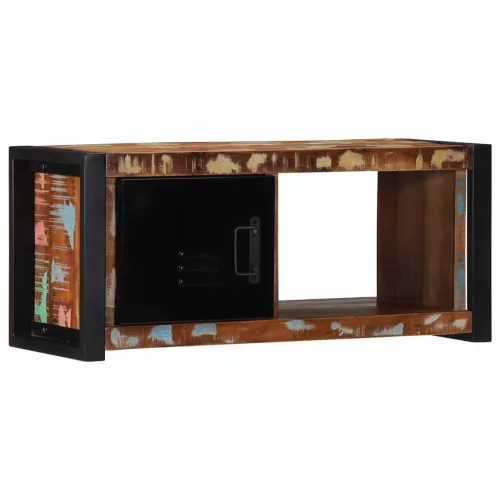 vidaXL TV szekrény 80x30x35 cm tömörfa, újrahasznosított fa