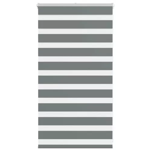 vidaXL zebrafüggönnyel sötét szürke szövetszélesség 65,9 cm poliészter