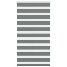   vidaXL zebrafüggönnyel sötét szürke szövetszélesség 80,9 cm poliészter