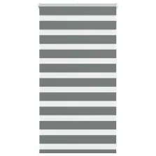  vidaXL zebrafüggönnyel sötét szürke szövetszélesség 85,9 cm poliészter