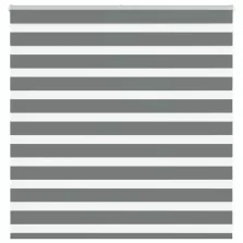  vidaXL zebrafüggönnyel sötét szürke szövetszélesség 135,9cm poliészter