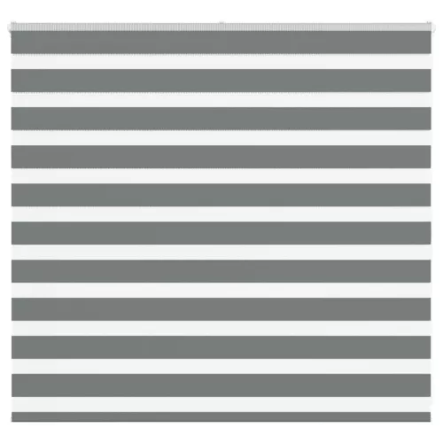 vidaXL zebrafüggönnyel sötét szürke szövetszélesség 150,9cm poliészter