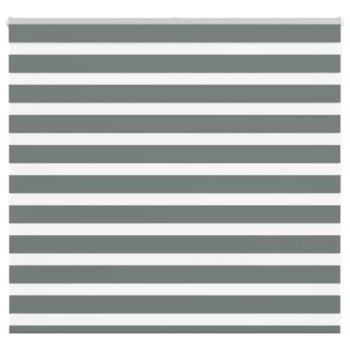 vidaXL zebrafüggönnyel sötét szürke szövetszélesség 160,9cm poliészter
