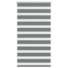   vidaXL zebrafüggönnyel sötét szürke szövetszélesség 70,9 cm poliészter