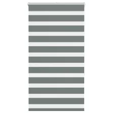   vidaXL zebrafüggönnyel sötét szürke szövetszélesség 75,9 cm poliészter