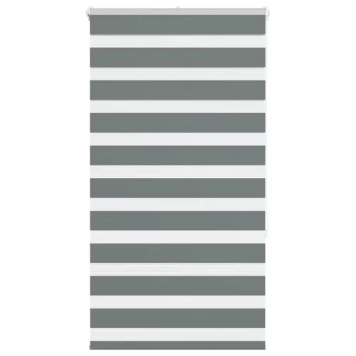 vidaXL zebrafüggönnyel sötét szürke szövetszélesség 75,9 cm poliészter