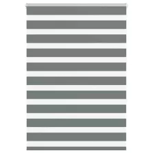   vidaXL zebrafüggönnyel sötét szürke szövetszélesség 90,9 cm poliészter