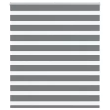   vidaXL zebrafüggönnyel sötét szürke szövetszélesség 120,9cm poliészter