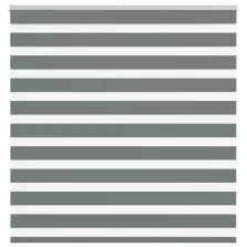   vidaXL zebrafüggönnyel sötét szürke szövetszélesség 140,9cm poliészter