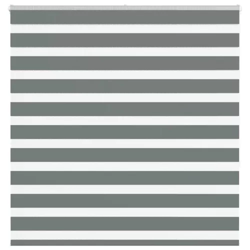 vidaXL zebrafüggönnyel sötét szürke szövetszélesség 140,9cm poliészter