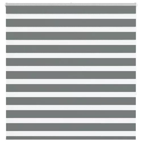 vidaXL zebrafüggönnyel sötét szürke szövetszélesség 145,9cm poliészter
