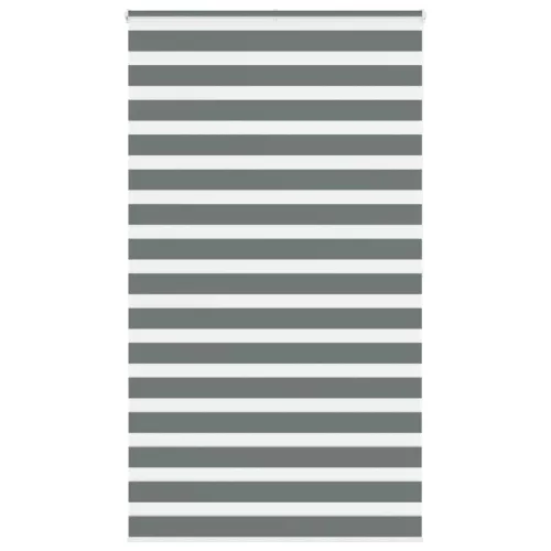 vidaXL zebrafüggönnyel sötét szürke szövetszélesség 115,9cm poliészter