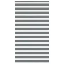   vidaXL zebrafüggönnyel sötét szürke szövetszélesség 130,9cm poliészter