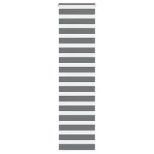   vidaXL zebrafüggönnyel sötét szürke szövetszélesség 55,9 cm poliészter