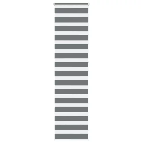 vidaXL zebrafüggönnyel sötét szürke szövetszélesség 55,9 cm poliészter