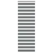   vidaXL zebrafüggönnyel sötét szürke szövetszélesség 70,9 cm poliészter