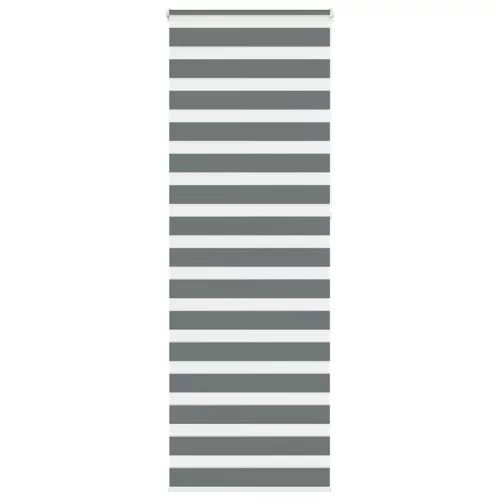 vidaXL zebrafüggönnyel sötét szürke szövetszélesség 70,9 cm poliészter