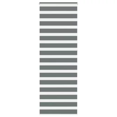 vidaXL zebrafüggönnyel sötét szürke szövetszélesség 80,9 cm poliészter