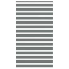   vidaXL zebrafüggönnyel sötét szürke szövetszélesség 120,9cm poliészter