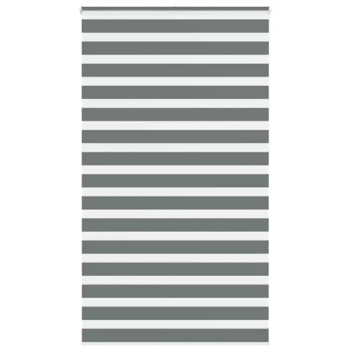 vidaXL zebrafüggönnyel sötét szürke szövetszélesség 120,9cm poliészter
