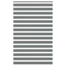   vidaXL zebrafüggönnyel sötét szürke szövetszélesség 140,9cm poliészter