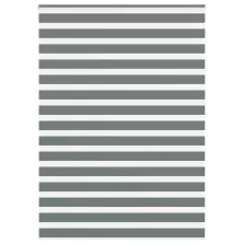   vidaXL zebrafüggönnyel sötét szürke szövetszélesség 160,9cm poliészter