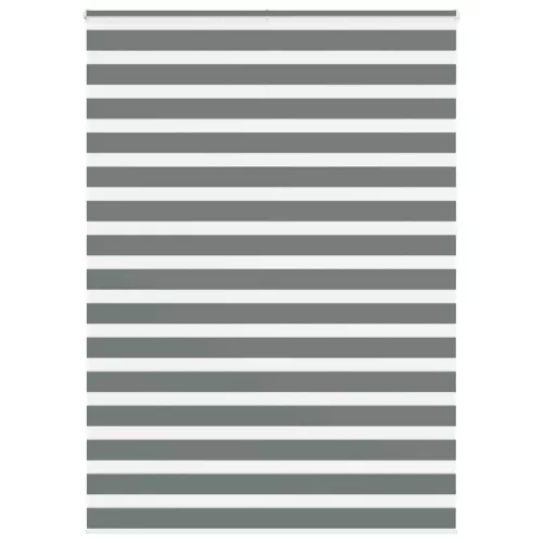 vidaXL zebrafüggönnyel sötét szürke szövetszélesség 160,9cm poliészter