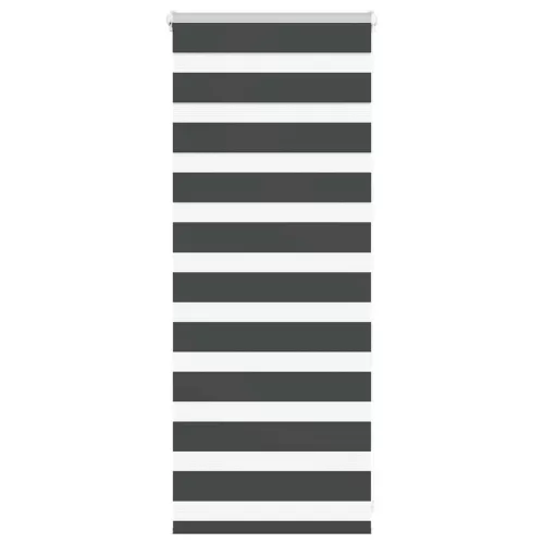 vidaXL zebrafüggönnyel fekete szövetszélesség 60,9 cm poliészter