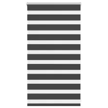   vidaXL zebrafüggönnyel fekete szövetszélesség 65,9 cm poliészter