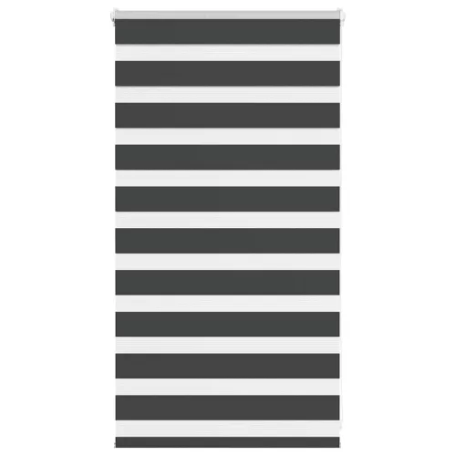 vidaXL zebrafüggönnyel fekete szövetszélesség 80,9 cm poliészter