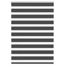   vidaXL zebrafüggönnyel fekete szövetszélesség 105,9 cm poliészter