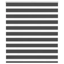  vidaXL zebrafüggönnyel fekete szövetszélesség 120,9 cm poliészter