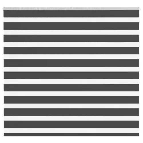 vidaXL zebrafüggönnyel fekete szövetszélesség 160,9 cm poliészter