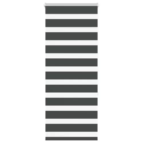 vidaXL zebrafüggönnyel fekete szövetszélesség 50,9 cm poliészter