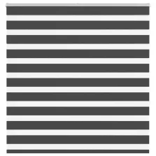   vidaXL zebrafüggönnyel fekete szövetszélesség 140,9 cm poliészter