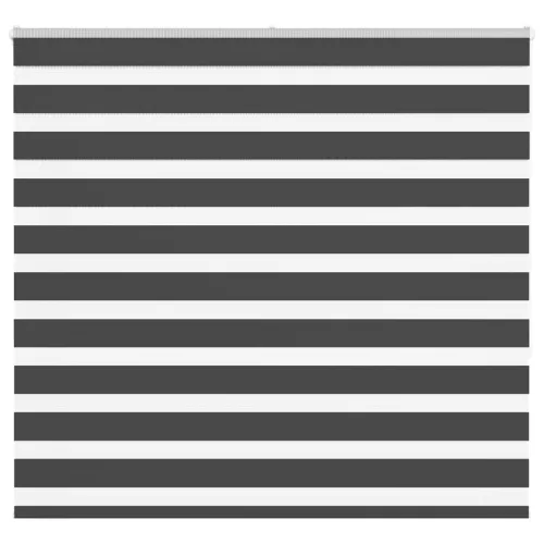 vidaXL zebrafüggönnyel fekete szövetszélesség 150,9 cm poliészter