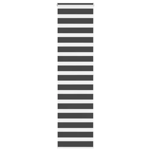 vidaXL zebrafüggönnyel fekete szövetszélesség 50,9 cm poliészter
