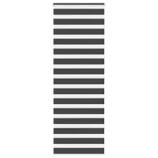   vidaXL zebrafüggönnyel fekete szövetszélesség 65,9 cm poliészter