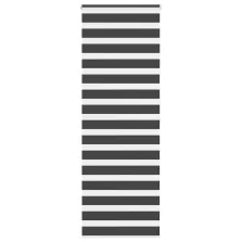   vidaXL zebrafüggönnyel fekete szövetszélesség 70,9 cm poliészter