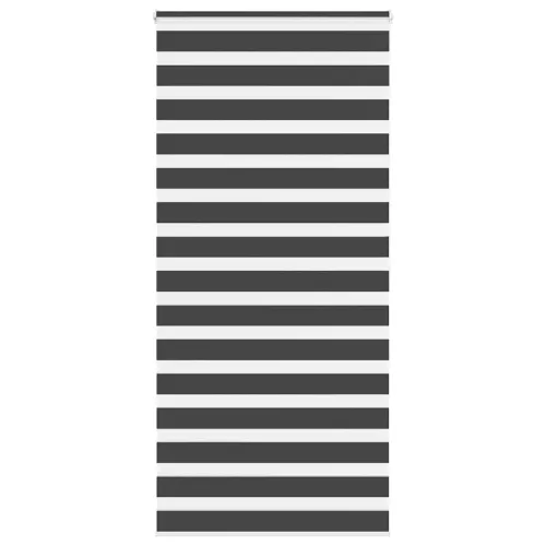 vidaXL zebrafüggönnyel fekete szövetszélesség 100,9 cm poliészter