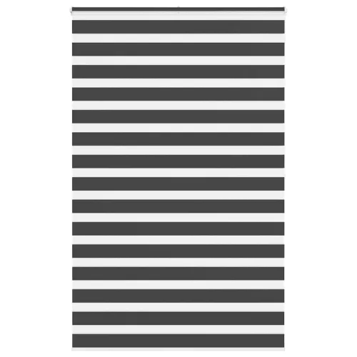 vidaXL zebrafüggönnyel fekete szövetszélesség 145,9 cm poliészter